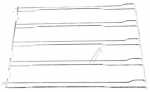 Smeg Guide-rail - 848591173 Right Tray Support Frame