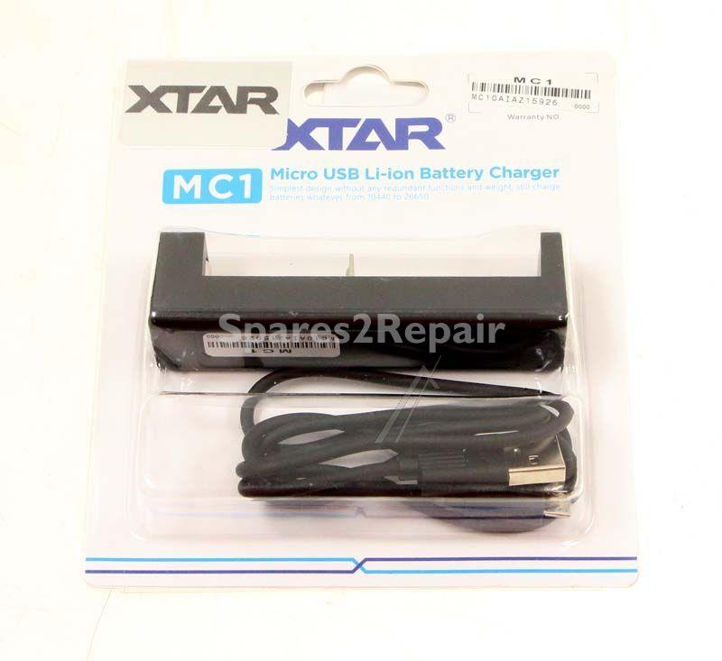 Xtar Battery Charger/discharger - Mini Li ion 1 battery Charger For 18650 14500 - MC1