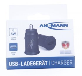 Ansmann Power Supply Navigation System - In-car-charger Cc105 1000-0031 N-car-charger Cc105 Car Usb Charger - Power Supply With 1 Usb Port 1a 5w