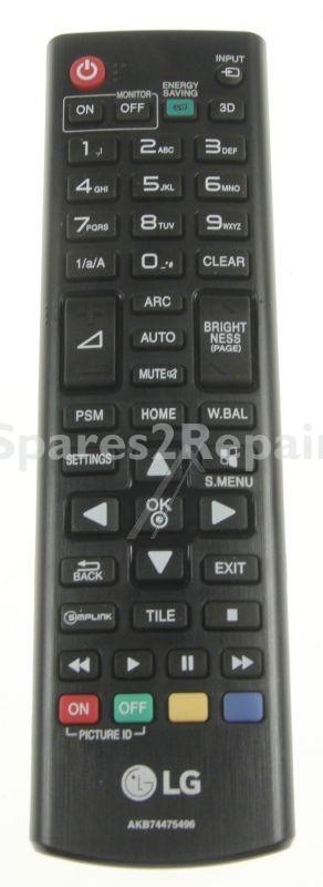 Lg Remote Control - Akb74475496 Remote Control