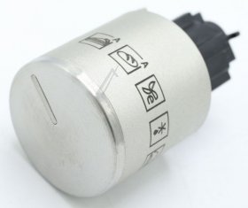 Button - C00387186 481010864796 Knob Push-push 12 Positions [Whirlpool Indesit]