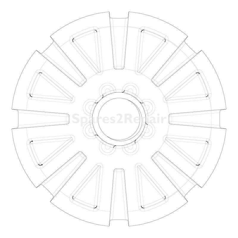 Fixings And Brackets - 140052199019 Stand Black D44 4x15 35m [Electrolux Aeg]
