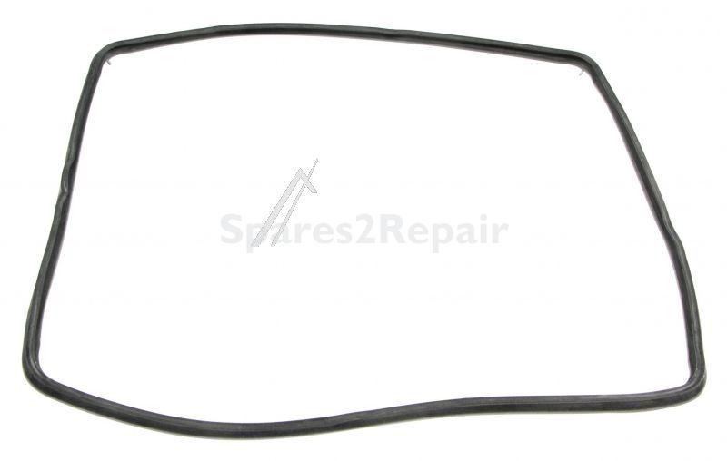 Oven Door Gasket - 79638 Small Oven Gasket + 4 Fixing Clamps 35cm X 25cm [Sogedis]