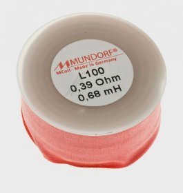 Mundorf Coil - 0,68mh-0,39r Mcoil Air-coil, Ofc-copper, 1mm Wire, 40x20mm