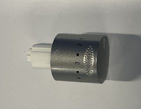 Simfer Button - H20-10-200-122 10001860 Plastic Knob Popup (p1) Grey 0+9 Dual