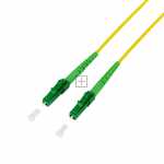 Logilink Optical Plug/optical Plug - Fibre Simplex Patch Cord, Os2 Sm G.657.a2, Lc-apc To Lc-apc, 2 M