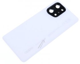 Oppo Battery Compartment Lid - 4150017 Battery Cover Oppo Find X5(cph2307) White Glass With Printing For