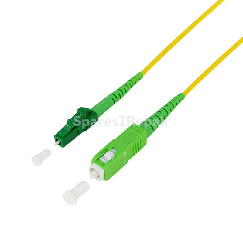 Logilink Optical Plug/optical Plug - Fibre Simplex Patch Cord, Os2 Sm G.657.a2, Sc-apc To Lc-apc, 15 M