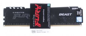 Ram Processors - Fury Beast 8 Gb Ddr4 Pc4-25600 , Cl16