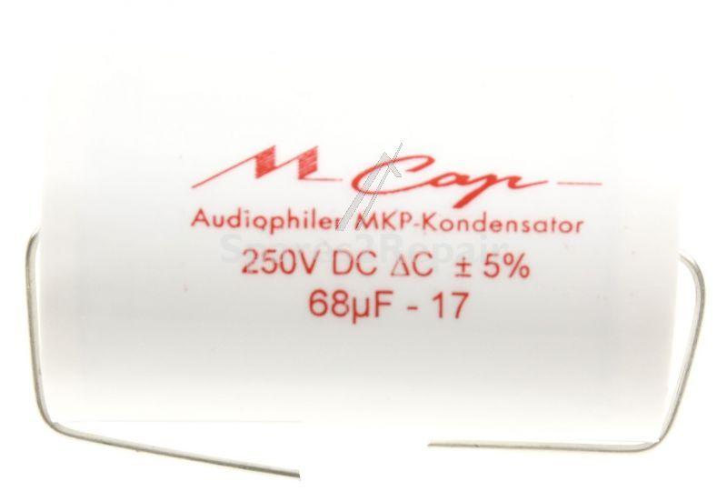 Mundorf Foil Capacitor - 68uf-250v Audio Filmcap. Axial 85° 43x61mm