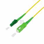 Logilink Optical Plug/optical Plug - Fibre Simplex Patch Cord, Os2 Sm G.657.a2, Sc-apc To Lc-apc, 3 M