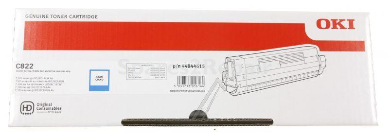 Oki Toner Cartridge - 44844615 Oki Toner Cyan C822 7 3k