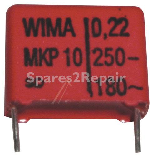 Wima Pulse Capacitors - 0,22uf-250v Mkp10 Impulse Capacitor Rm=15 -rohs-