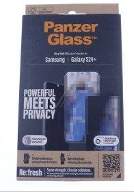 Panzerglass Display Protective Film - P7351 Panzerglass Privacy Screen Protector Samsung Galaxy S24 Plus | Ultra-wide Fit W Easyaligner