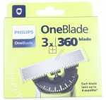 Philips Shaver Head - Qp430-50 Oneblade 360° Replacement Blade 3 Pcs