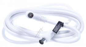Erard Aerial Connecting Cable - Cordon Tv 9 52 Blanc Male-male Connecteur Nickel - 5m - 904508