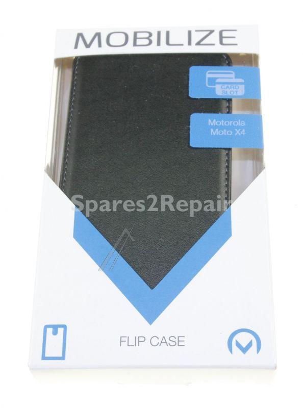 Mobilize Leather Bag Gsm - 23786 Mobilize Classic Gelly Flip Case Motorola Moto X4 Black