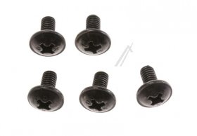Vestel Screw - 45011059 Screws Stand Base Rysb M4*8*Ø10 5pc_blk