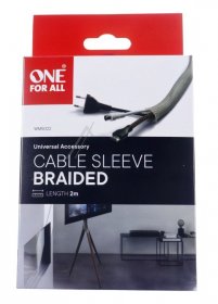 One For All Cable Cover - Wm5022 Gewebe Kabelschlauch 2 Meter