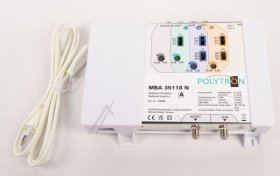 Polytron Aerial Amplifier - Mba 35118 N 1135560 Multiband-verstarker 35 Db 118 Dbv 4 Eingange (bi-fm biii-dab uhf1 uhf2) Antennenspeisung Schaltbar