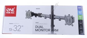 One For All Monitor Holder - Dm2210 Monitor Halterung Smart Suitable For Dual Black