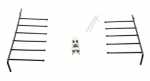 Compatible Accessories Basket - Folding Prong Row Upper Basket For Glasses Alternative For Bosch-siemens