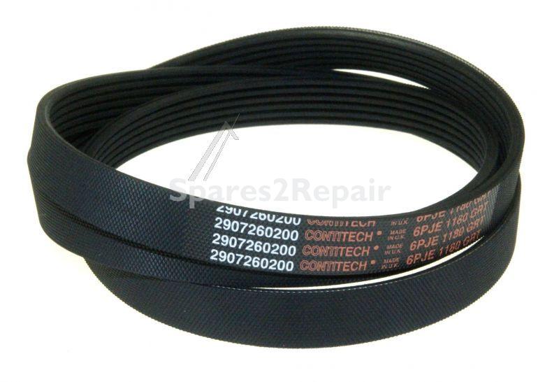 Poly v belt - 2907260200 C00881706 Poly-v Belt Elastic 6pje1180 [Arcelik]