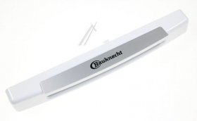 Handle - C00446905 481010771220 Handle - Lid Asm Silver Bk 15 Ref Printed [Whirlpool Indesit]