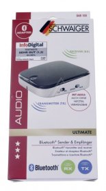 Schwaiger Sat-bk + Aerial Technique - Dar100513 Bluetooth Adapter Transmitter & Receiver