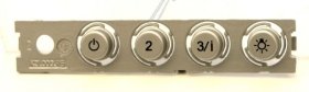 Faber Franke Roblin Switch Set - 133 0636 789 Complete Button Esz 4v Silver D10 7 S sim+g trasp