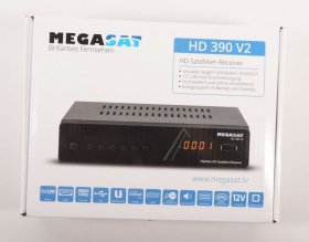 Megasat Sat-bk + Aerial Technique - 0201125 Hd 390 Dvb-s2 Receiver