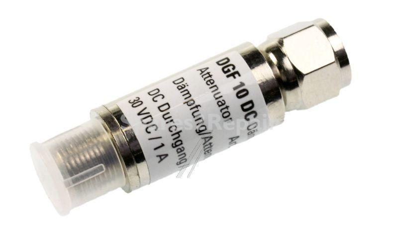 Polytron Level Controller - Dgf 10 Dc Fixed Attenuator, 10 Db, F-type, Dc Through Loss