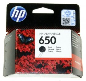 Hewlett Packard Cartridge - 650 Cz101ae Ink Cartridge Black
