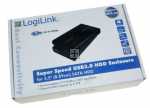 Logilink Hard Drive Enclosure 3,5" - Hard Disk Case, Usb3.0-sataii, Bk