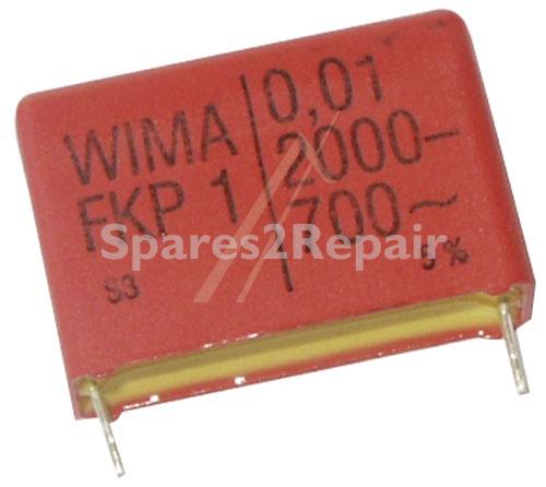 Wima Fkp1 Pulse Capacitor - 0 01uf-2000v Fkp1u021006b00kssd Fkp1 Pulse Capacitor Rm=27 5mm -rohs Compliant-