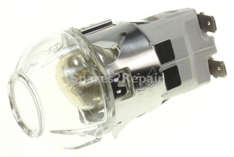 Smeg Glass Lamp Cover - 824610658 Oven Lamp Assembly