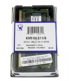 Notebook Memory - Valueram Soddr3l-ram 8gb Pc3-12800, Cl11