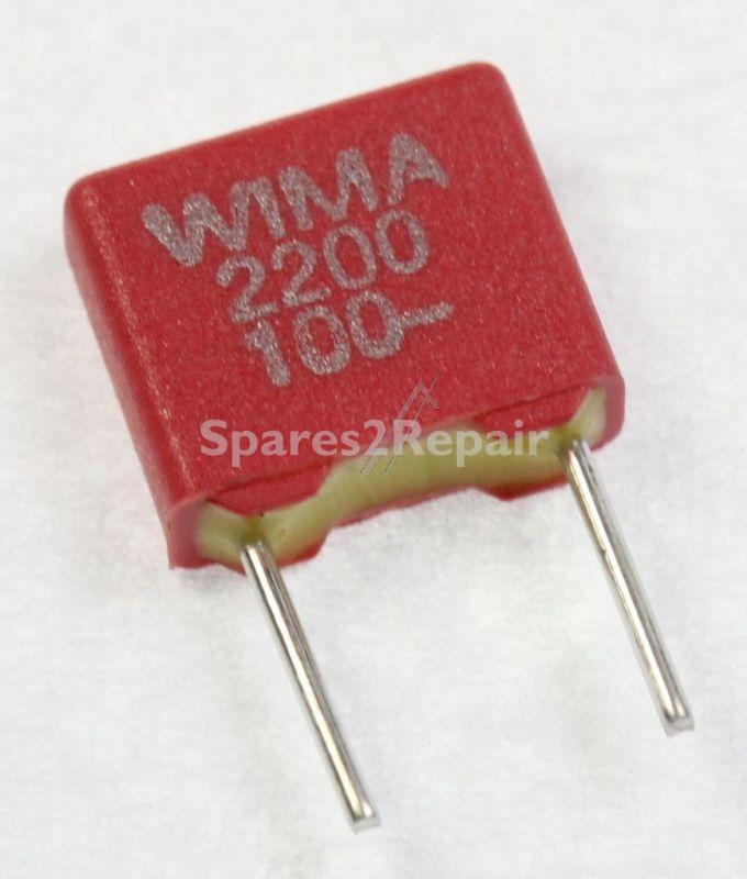 Wima Foil Capacitor - 2200pf-100v Fks2-capacitor Rm=5mm