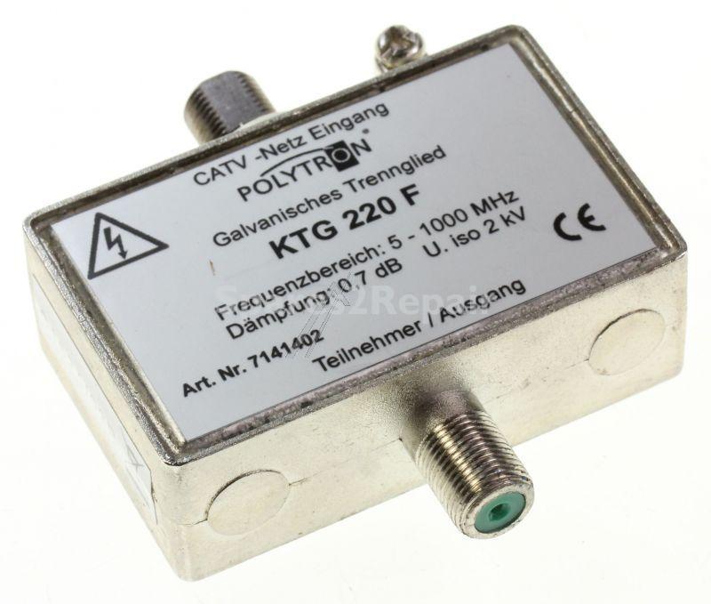 Polytron Cover Current Filter - Ktg 220 F Galvanic Separator, F-connector