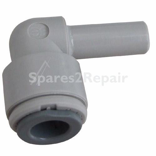 John Guest Hose Coupling For Drinking Water Systems 1/4" 6,35mm - Stem Elbow - ¼