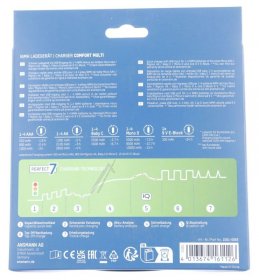 Ansmann Standard Battery Charger - Comfort Multi Fast Charger With Usb Input For 1 To 4 Nimh Batteries For Aaa - Aa - C - D And 9v