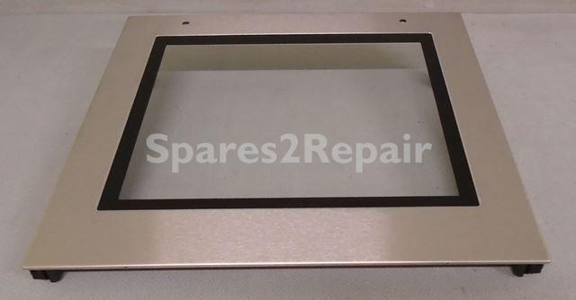 Oven outer Door - 210371107 C00885913 Side Opening Door Outer Gr_topright [Arcelik]