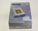 Nilfisk Vacuum Cleaner Bags - 81846000 Set With 5 Paper Bags And Pre-filter Gm200-gm300-gm400 Series