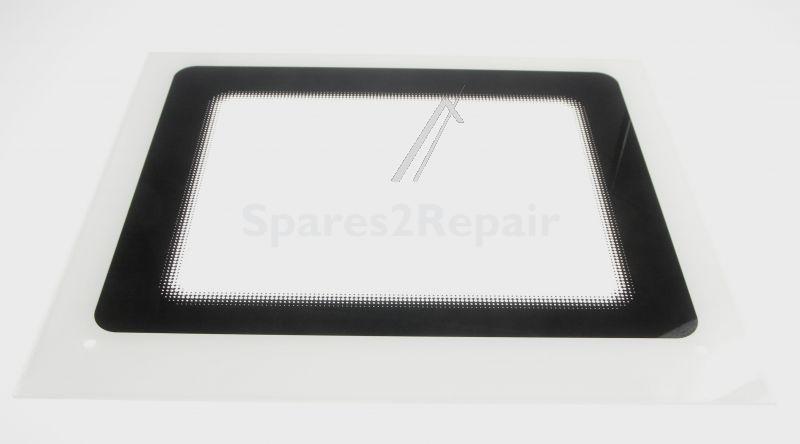 Oven outer Door - C00502544 488000502544 Door Glass Main Inox hot [Whirlpool Indesit]