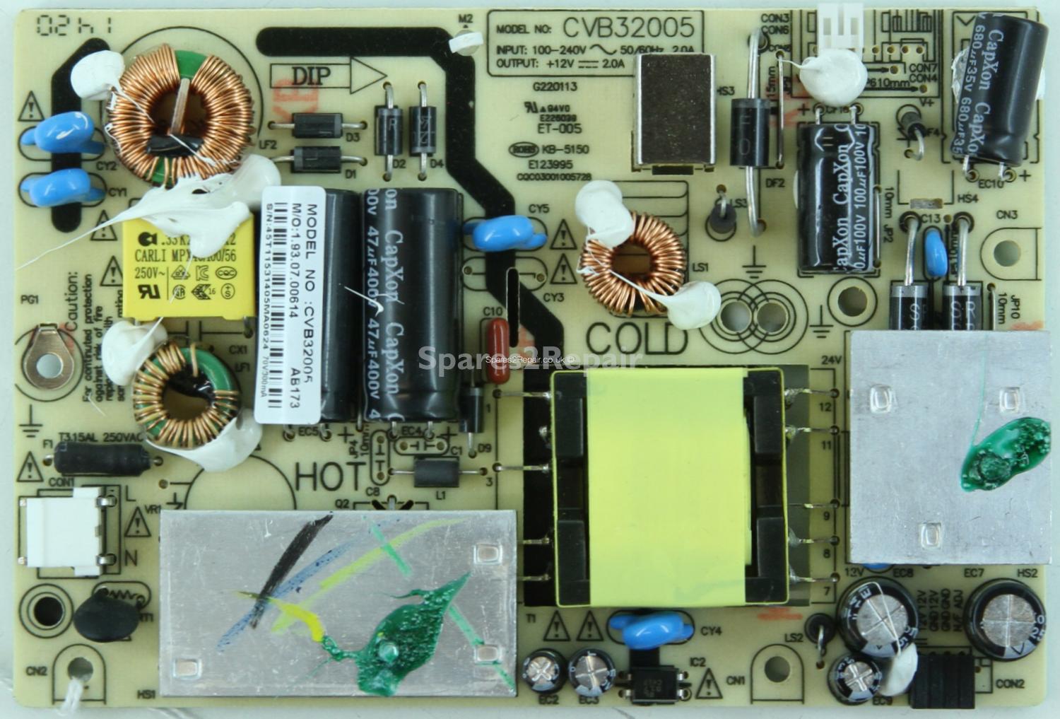 Akai A50011 - PSU - CVB32005 - 1.93.07.00614