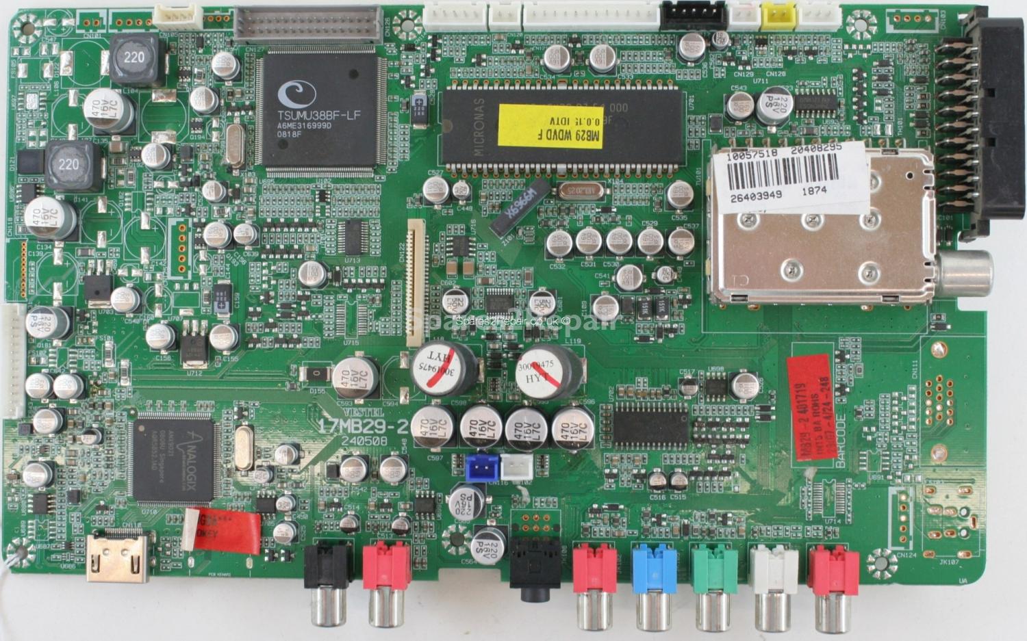 Acoustic Solutions LCDW22DVD95F - Main AV - 17MB29-2 - 240508 - 20408295