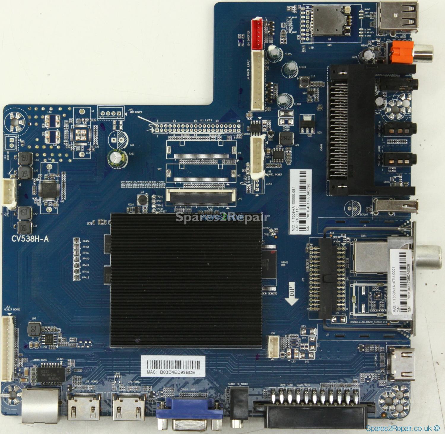 Baird TI7009LEDSU - Main AV - CV538H-A - 7.T538HA100000.0B1 - 21006115