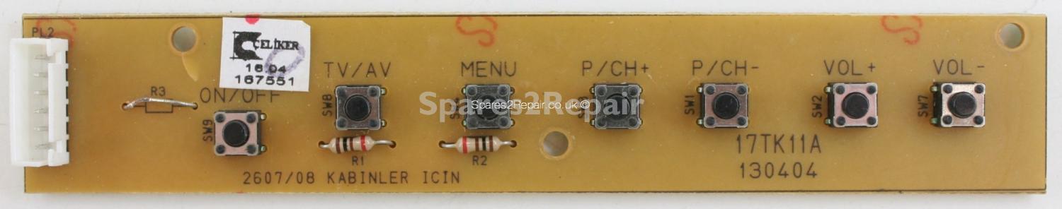 Hitachi 26LD6200 - Buttons - 17TK11A - 130404
