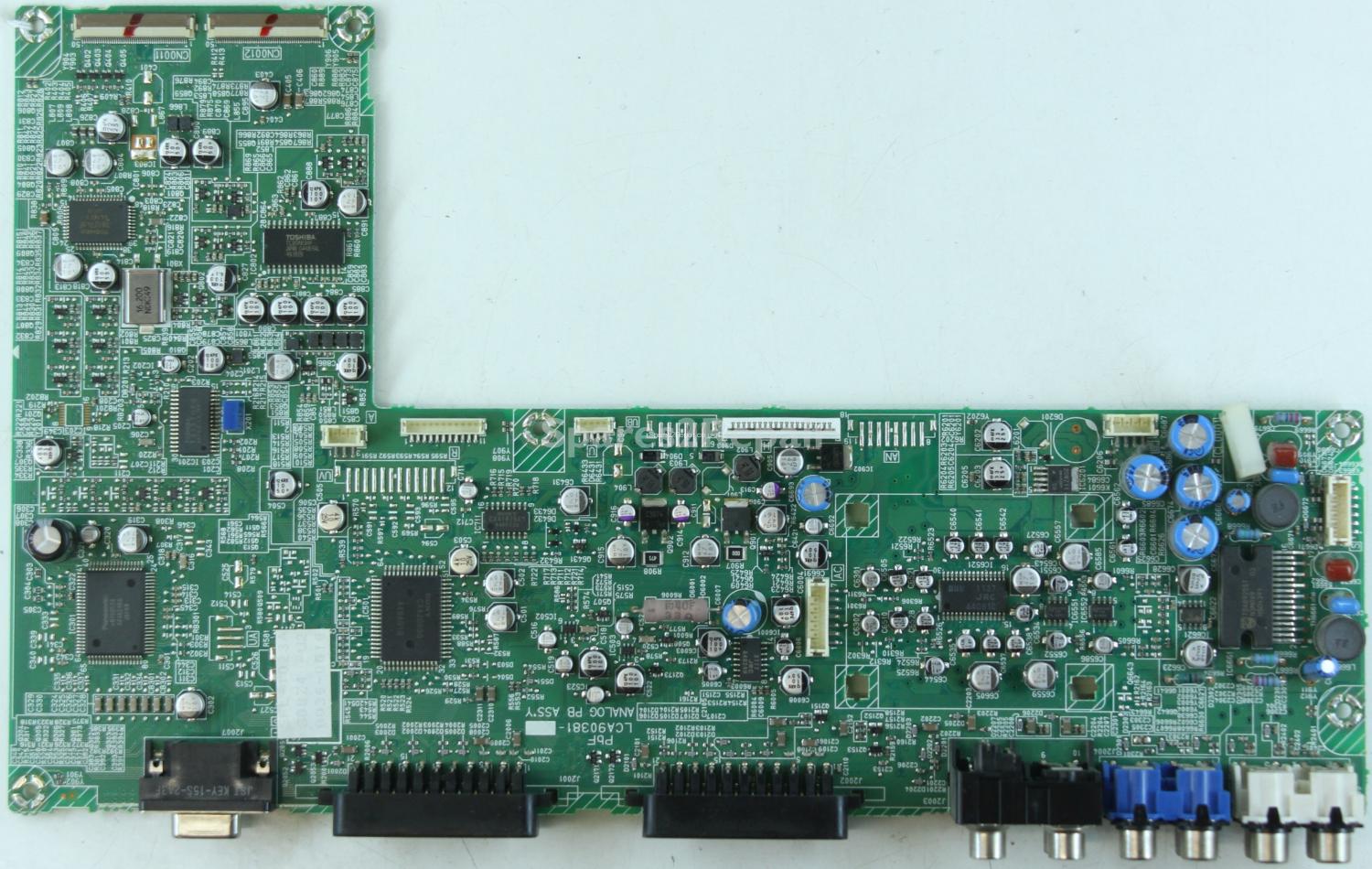 JVC LT-26C50BJ - Main AV - LCA90381- SFL-1023A - LCB90381 -001C
