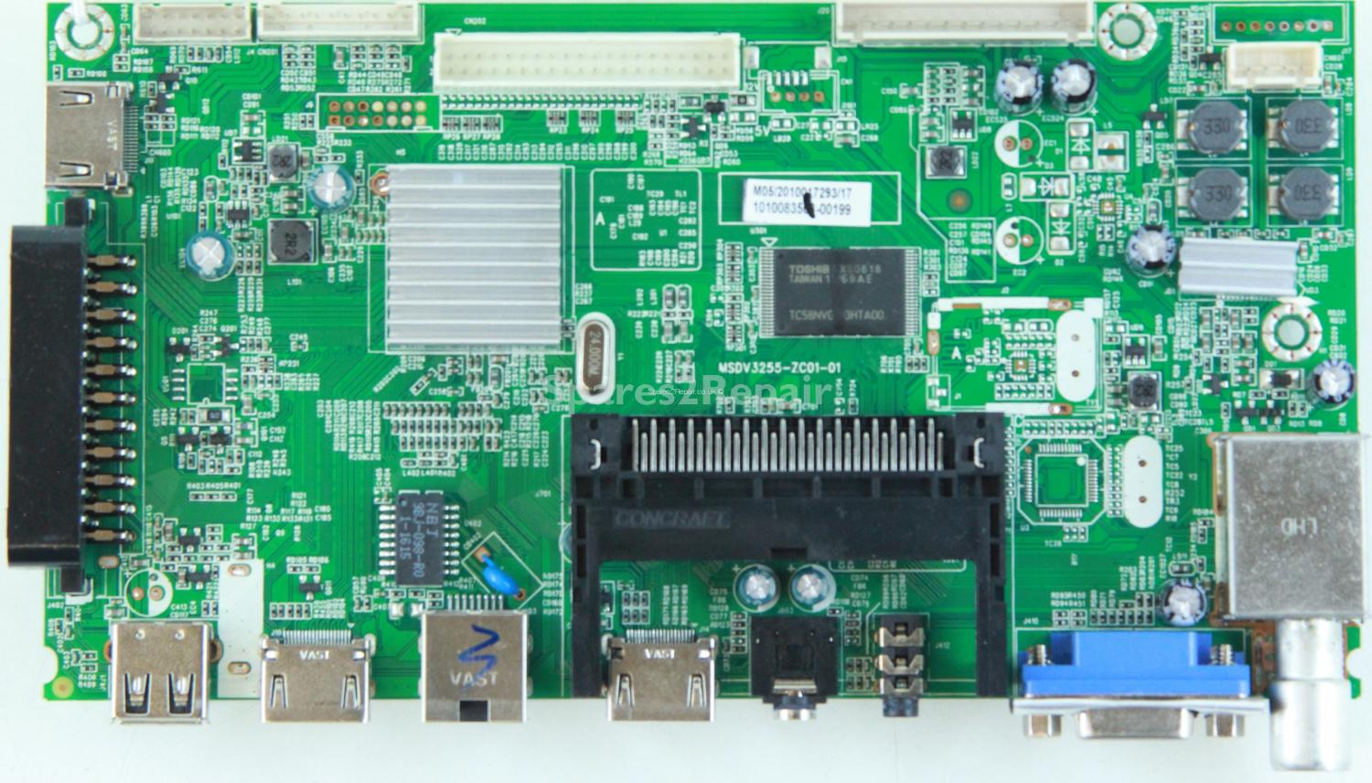 JVC LT-49C550 - Main AV - MSDV3255-ZC01-01 - M05/2010017293/17